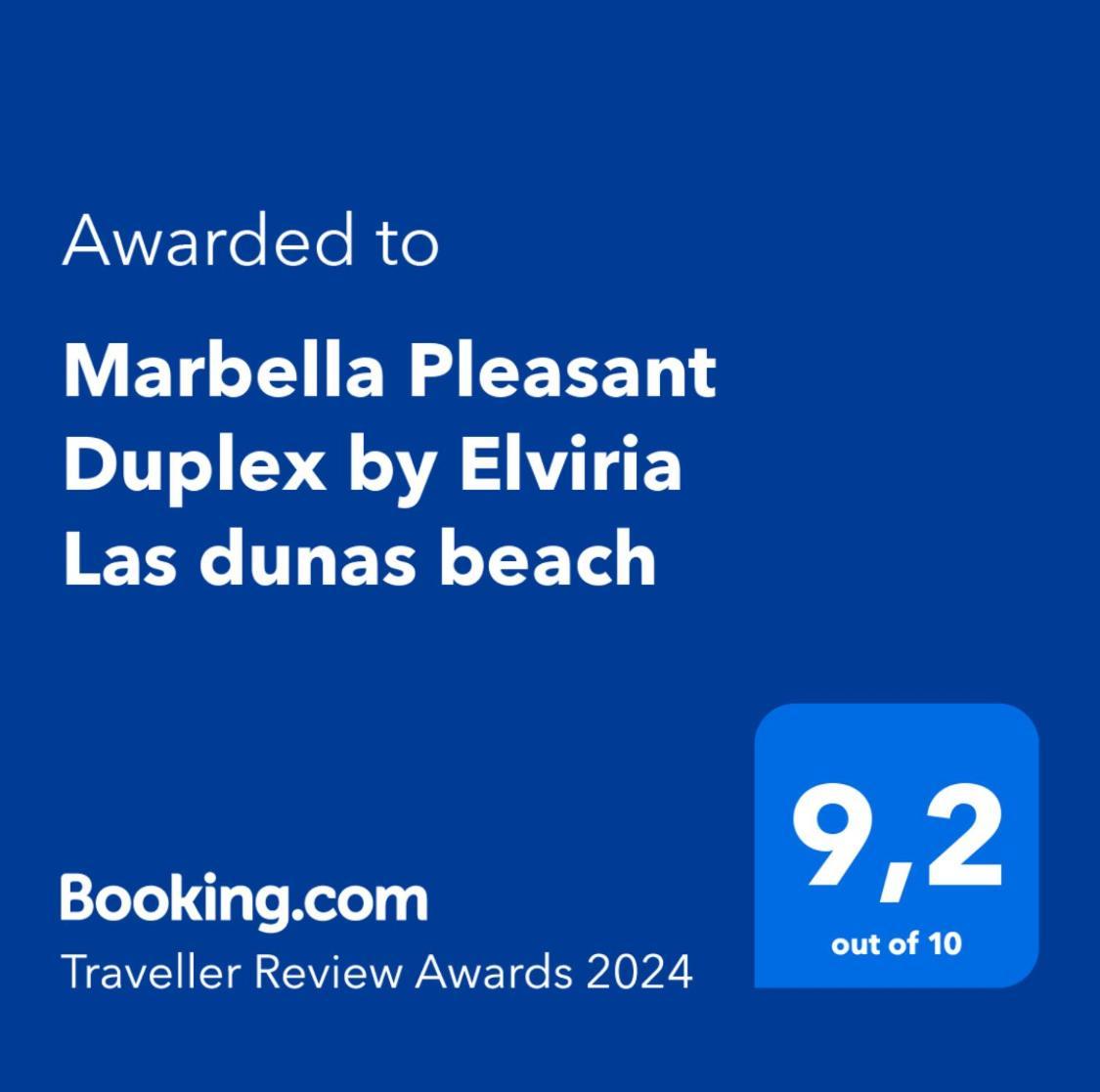 Marbella Pleasant Duplex by Elviria Las dunas beach Bagian luar foto